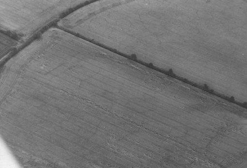 Dovehouse Field from the air.