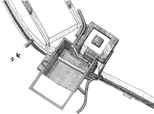 Cellar, tower and chapel.