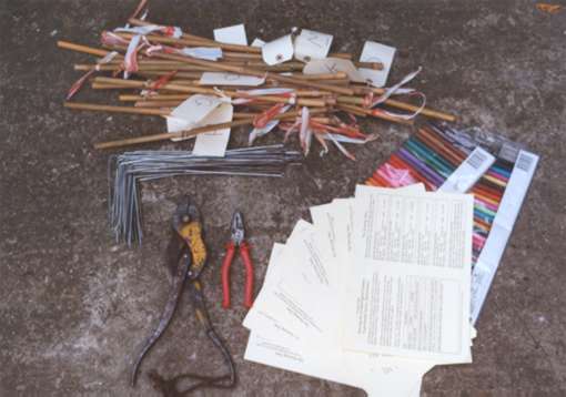 Rods and other kit.