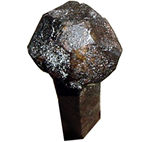 Rose-headed nail.