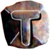 Stamped head cut clasp.